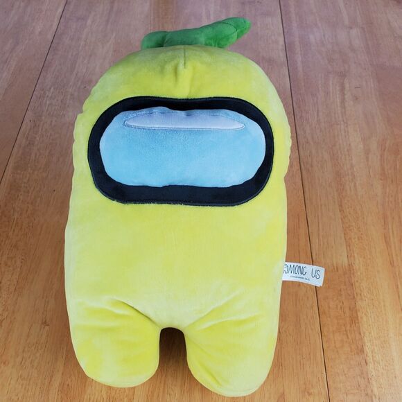 Toikido Among Us 16" Plush Stuffed Animal Yellow Just Toys Intl. Inner Sloth - Picture 1 of 6